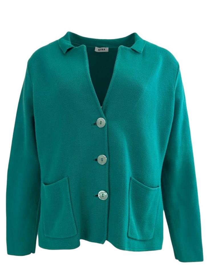 Kyra vest XXL, Kleding | Dames, Truien en Vesten, Zo goed als nieuw, Maat 46/48 (XL) of groter, Groen, Ophalen of Verzenden