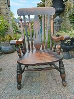 Oude stoel, Huis en Inrichting, Ophalen, Gebruikt, Bruin, Eén