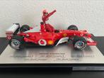 Ferrari F1 Michael Schumacher 1:18 Hotwheels, Zo goed als nieuw, Ophalen, Hot Wheels