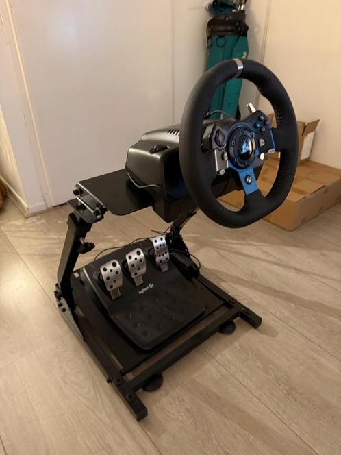 Logitech G20 Driving Force Racing Wheel met stuurstandaard, Computers en Software, Joysticks, Zo goed als nieuw, Ophalen