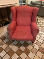 Klassieke fauteuil met oren, Ophalen, Gebruikt, Minder dan 75 cm, 75 tot 100 cm