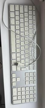 Originele aluminium Apple toetsenbord Model No: A1243, Computers en Software, Toetsenborden, Ophalen of Verzenden, Gebruikt, Bedraad