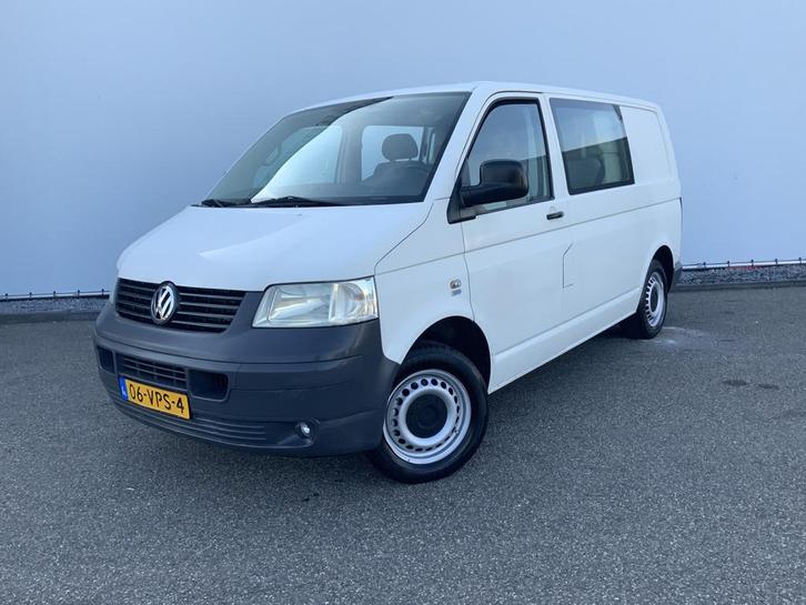 Volkswagen Transporter 2.5 TDI 300 Budgetline Automaat DubCa, Auto's, Bestelauto's, Bedrijf, Te koop, ABS, Alarm, Boordcomputer