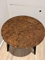 Leuke, originele ronde bijzettafel, Huis en Inrichting, Ophalen, Minder dan 45 cm, Minder dan 55 cm, Rond