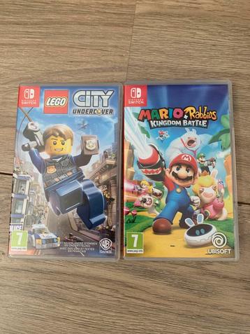 2 spellen nintendo Switch beschikbaar voor biedingen