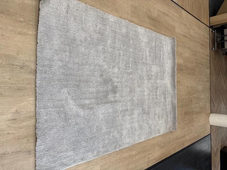 1.60 x 230 SCHOWROOM KARPET HOOGPOOL ZILVER GRIJS, Huis en Inrichting, Stoffering | Tapijten en Kleden, Zo goed als nieuw, 150 tot 200 cm