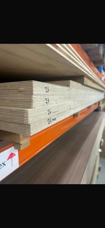 Multiplex Berken 24mm – Laatste plaat uit het assortiment! beschikbaar voor biedingen
