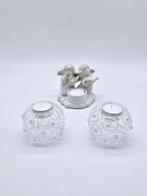 Waxinelichthouders set - Kerstdecoratie, Huis en Inrichting, Woonaccessoires | Kandelaars en Kaarsen, Ophalen of Verzenden, Overige materialen