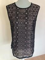 Top - Mango, Kleding | Dames, Tops, Mango/MNG, Zwart, Maat 42/44 (L), Ophalen of Verzenden