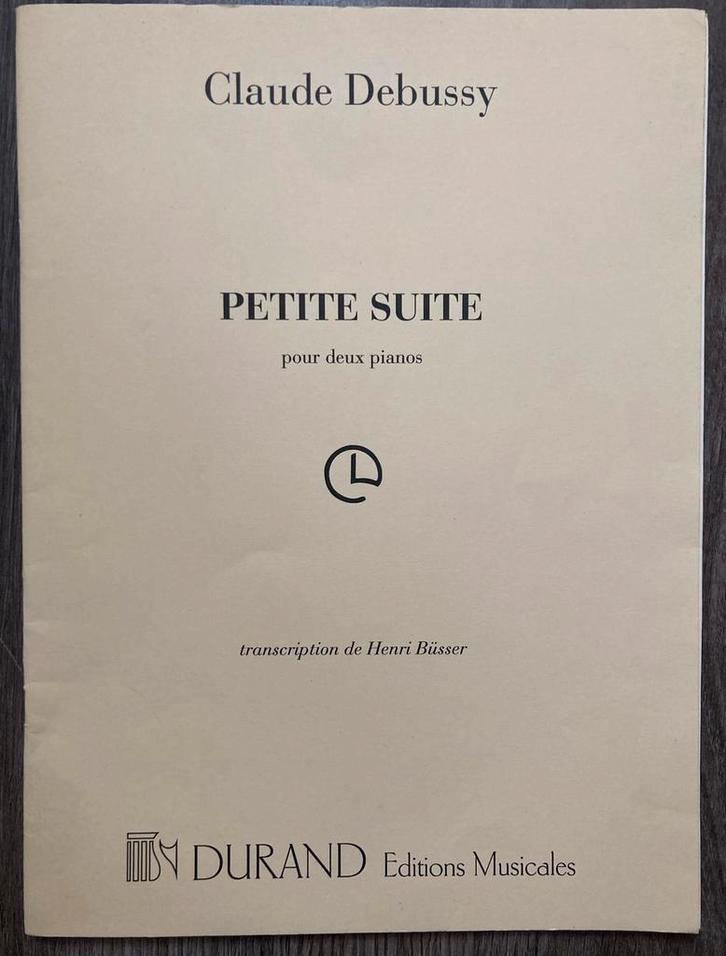 Claude Debussy PETITE SUITE pour deux pianos, Muziek en Instrumenten, Bladmuziek, Zo goed als nieuw, Ophalen of Verzenden