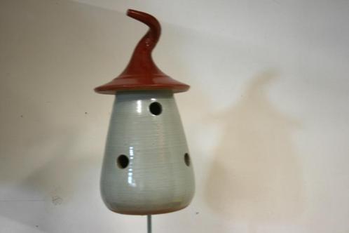 keramieken Lieveheersbeestjeshuisjes op ijzeren pin, Tuin en Terras, Vogelhuisjes en Vogelbaden, Nieuw, Ophalen of Verzenden
