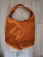 Oranje suede hobo bag schoudertas, Ophalen of Verzenden, Oranje, Shopper