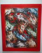 Vis, Antiek en Kunst, Kunst | Schilderijen | Abstract, Ophalen