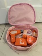 Beautycase kinderen makeup houten speelgoed roze fohn kam, Ophalen of Verzenden, Zo goed als nieuw