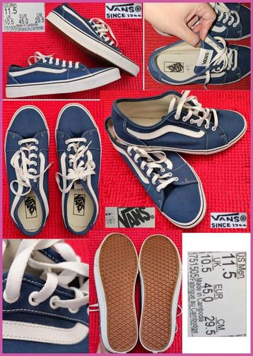  VANS blauwe heren gympen maat 45 nieuw beschikbaar voor biedingen