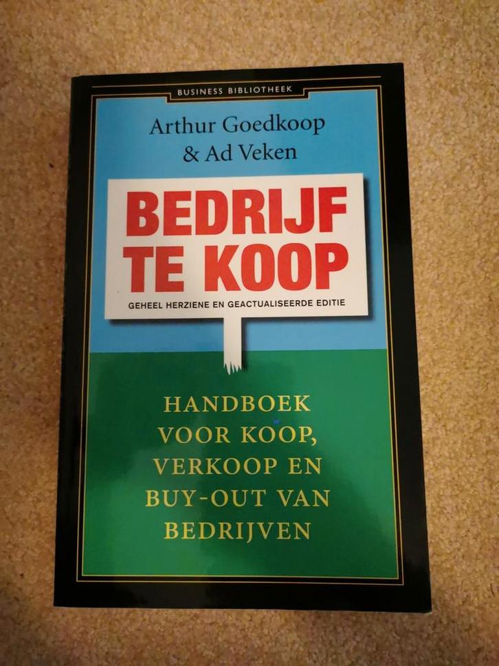 Arthur Goedkoop - Bedrijf te koop, Boeken, Economie, Management en Marketing, Zo goed als nieuw, Management, Ophalen of Verzenden