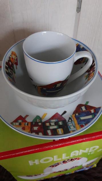 Nieuw!!! Holland Servies - Grachtenpandjes 16-delig beschikbaar voor biedingen