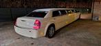 Limousine Chrysler te koop, Auto's, Chrysler, 8 cilinders, Wit, Leder, Overige kleuren