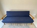 Jaren '60 Mid Century Sofa / Daybed met slaapfunktie, Huis en Inrichting, Ophalen, Hout, Gebruikt, Mid century jaren 50 jaren 60