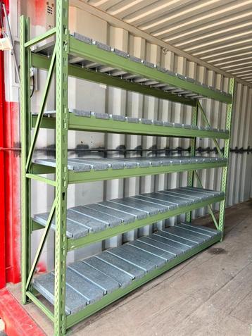 12 stuks Bito stellingen voor klein materiaal van 230x195 cm beschikbaar voor biedingen