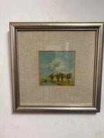 Schilderijtje van Jan van Munster (Rijswijk 1930 - 2021), Antiek en Kunst, Kunst | Schilderijen | Klassiek, Ophalen of Verzenden