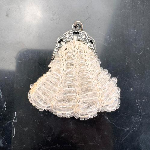 Vintage kralentasje sleutelhanger, Verzamelen, Sleutelhangers, Nieuw, Overige typen, Ophalen of Verzenden
