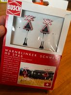 Busch spoorwegovergang waarschuwingslichten H0, Hobby en Vrije tijd, Modeltreinen | H0, Overige merken, Gebruikt, Gelijkstroom of Wisselstroom
