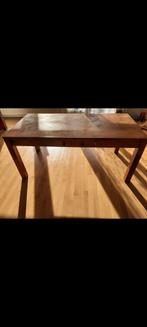 Houten eettafel 180x90 6 persoons, Ophalen, Gebruikt, 50 tot 100 cm, Vijf personen of meer