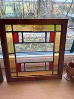 Origineel glas in lood jaren 30, 3 stuks, Ophalen