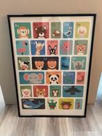 Leuke ABC Poster met Dieren van Studio Circus, Kinderen en Baby's, Ophalen of Verzenden, Zo goed als nieuw, Wanddecoratie