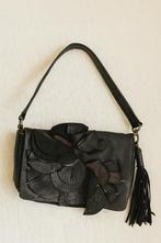 Caterina Lucchi leren handtas – 30 x 18 cm, Ophalen of Verzenden, Gebruikt, Zwart, Handtas