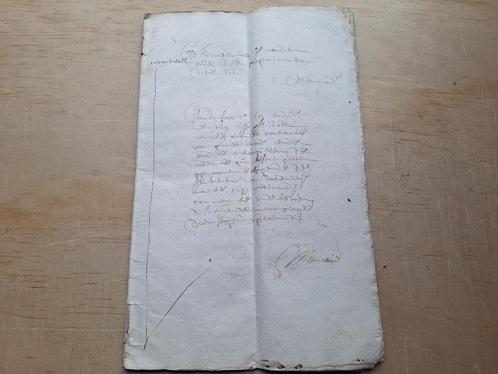 doc053 - 1701 Pachtopbrengsten Dourariere Stochove, Postzegels en Munten, Brieven en Enveloppen | Nederland, Brief, Verzenden