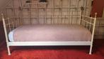 Ike bed Tromsnes prinssessenbed creme/goud, Ophalen, 85 tot 100 cm, Zo goed als nieuw, Matras