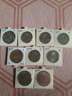 Zilveren munten juliana, Koningin Juliana, Setje, Zilver, Ophalen of Verzenden