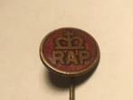 Emaille RAP BROMFIETSMERK Speld (Rood/Messingkleur)., Verzamelen, Speldjes, Pins en Buttons, Verzenden, Zo goed als nieuw, Transport