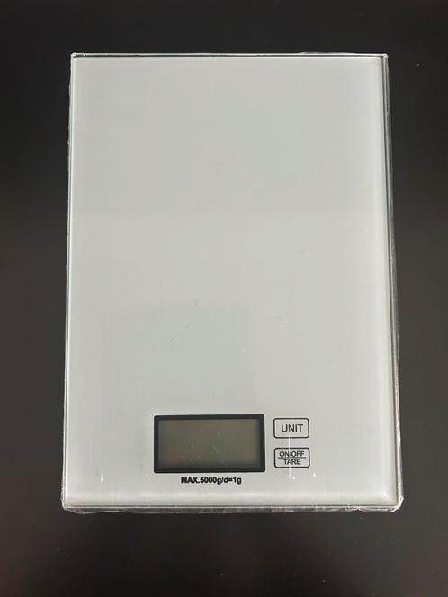 Nieuwe digitale keuken weegschaal glas tot 5kg, Huis en Inrichting, Keuken | Keukenbenodigdheden, Nieuw, Ophalen of Verzenden