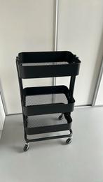Keuken trolley zwart, Ophalen, Zo goed als nieuw