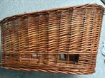 RIETEN HONDEN FIETSMAND met dekje 55x34x30 cm, Ophalen of Verzenden, Zo goed als nieuw, Fietsmand