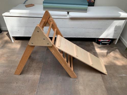Klimrek met glijbaantje of trapje van hout, Kinderen en Baby's, Speelgoed | Buiten | Speeltoestellen, Zo goed als nieuw, Ophalen