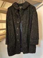 Bontjas Astrakan bont, Kleding | Dames, Jassen | Winter, Ophalen of Verzenden, Gedragen, Maat 38/40 (M), Zwart