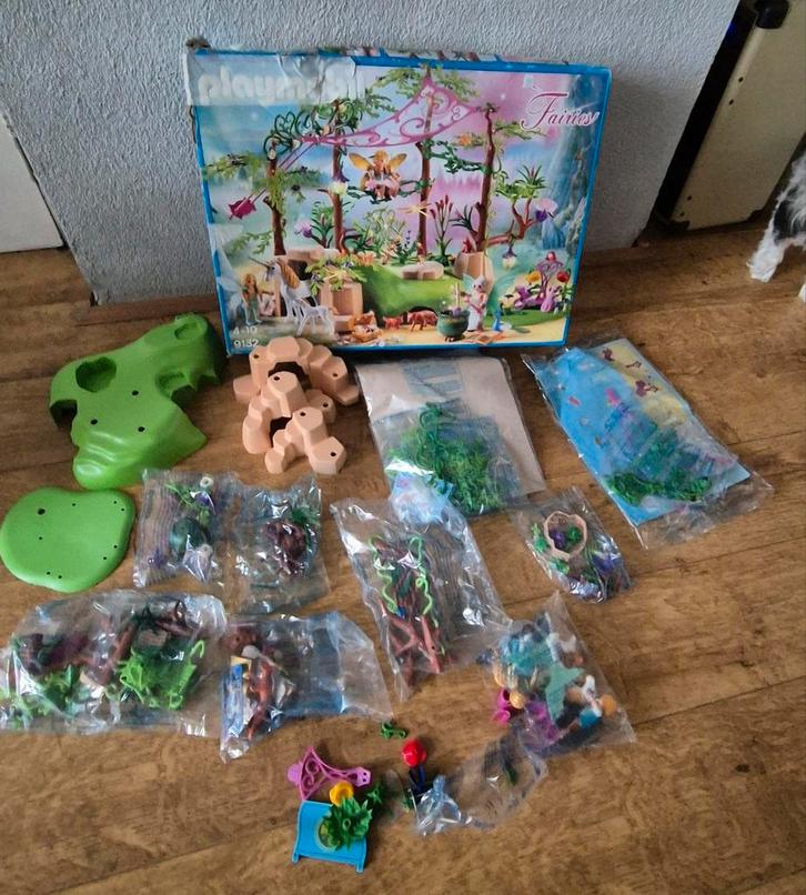 Playmobil 9132 Magische Feëentuin complete set., Kinderen en Baby's, Speelgoed | Playmobil, Zo goed als nieuw, Complete set, Ophalen of Verzenden