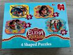 Elena of Avalor Puzzels - 4 stuks, Verzenden, 10 tot 50 stukjes, Zo goed als nieuw, 2 tot 4 jaar