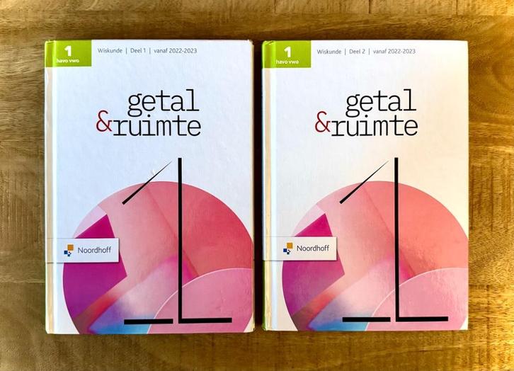 Getal & Ruimte 1 HAVO/VWO Deel 1 & 2. Wiskunde 13e editie., Boeken, Schoolboeken, Zo goed als nieuw, Wiskunde B, VWO, Ophalen