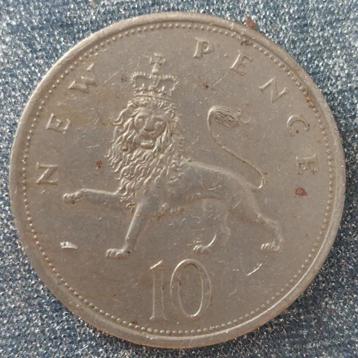 10 New Pence Engeland 1976  [5617]  [PoMuNi]	 beschikbaar voor biedingen