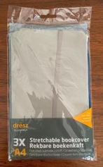 3x rekbare boekenkaft NIEUW; Dresz to expresz, grijs, bl zwa, Ophalen of Verzenden, Nieuw