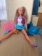 Barbie met hond en andere accessoires, Zo goed als nieuw, Ophalen
