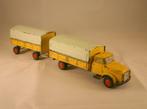Lion-Car DAF Torpedo+Aanhanger met Blikken Huif, Verzenden, Gebruikt, Bus of Vrachtwagen, Lion Toys