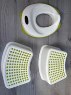 FÖRSIKTIG Kinderkruk 2x - TORSIG wc bril 1x IKEA wit/groen, Ophalen of Verzenden, Zo goed als nieuw