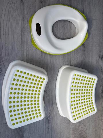 FÖRSIKTIG Kinderkruk 2x - TORSIG wc bril 1x IKEA wit/groen beschikbaar voor biedingen