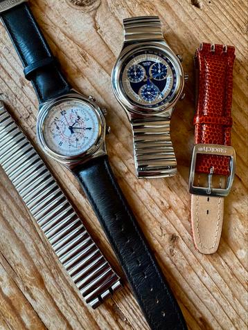 2x Swatch Irony Chrono -  1995/1996  beschikbaar voor biedingen